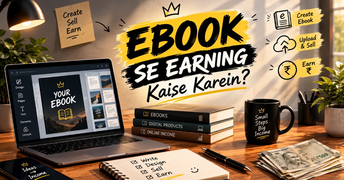 Ebook se earning kaise karein ?