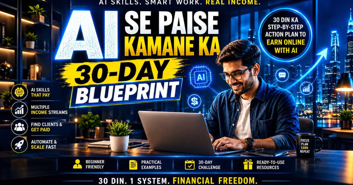 AI Se Paise Kamane Ka 30-Day Hinglish  Guide