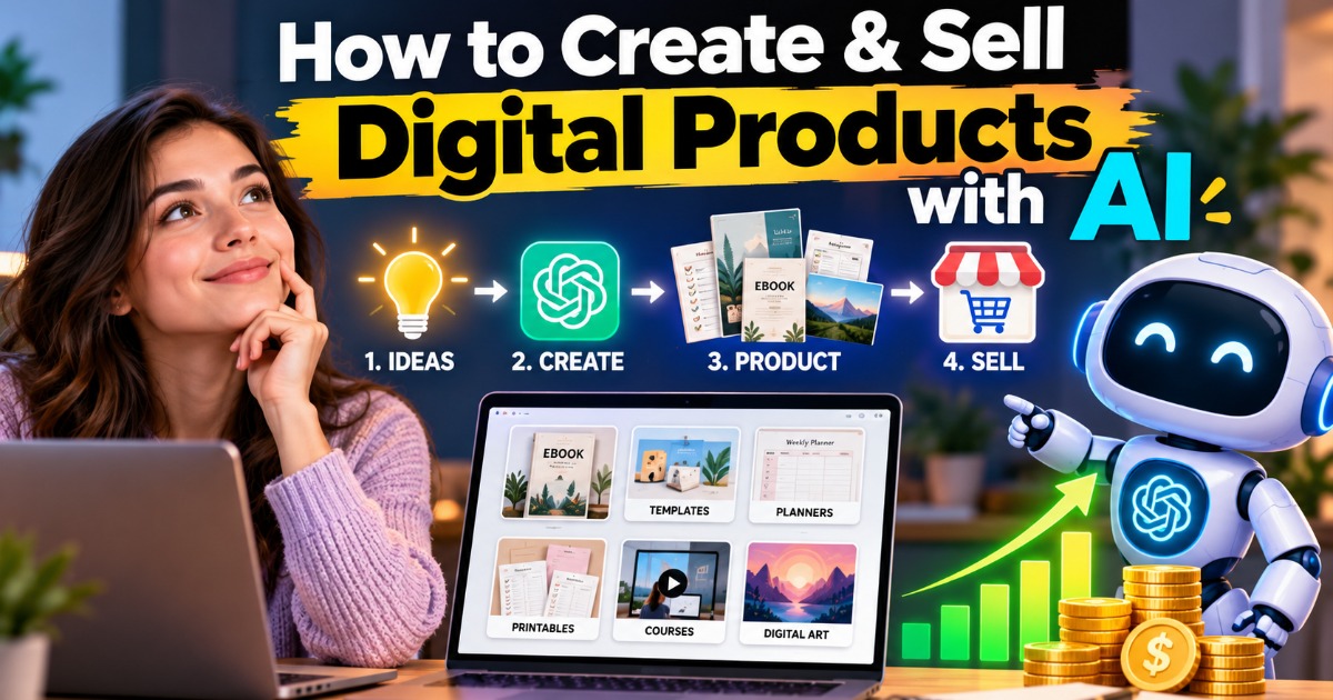 How to Create & Sell Digital Products with AI