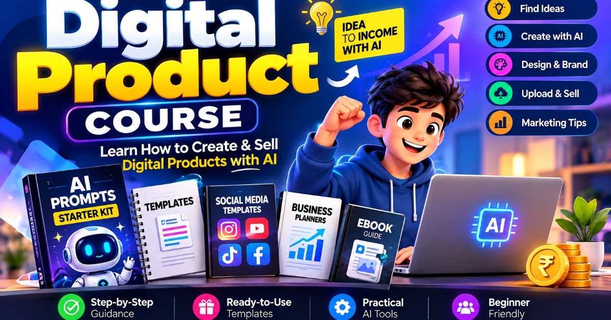 Digital Product Success Course: From Idea to Selling