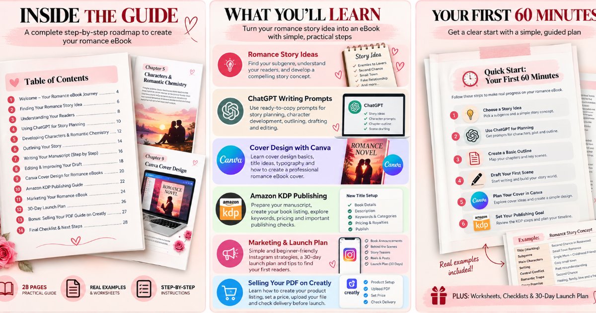 Story to Store — Romance eBook Blueprint, image 2