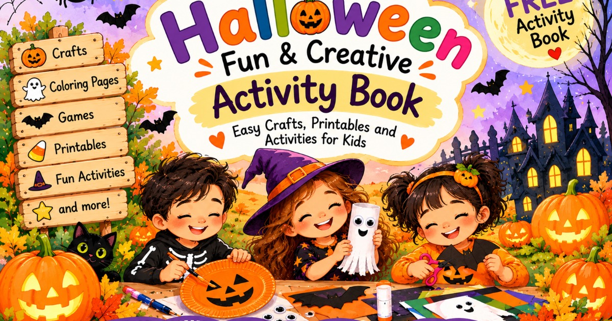 Halloween Fun & Creativity-Activity Book