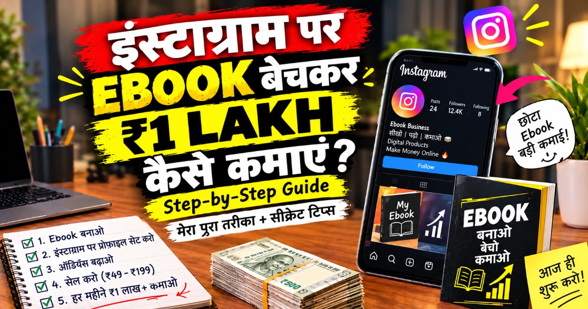 SELL EBOOK ON INSTAGRAM Hindi language