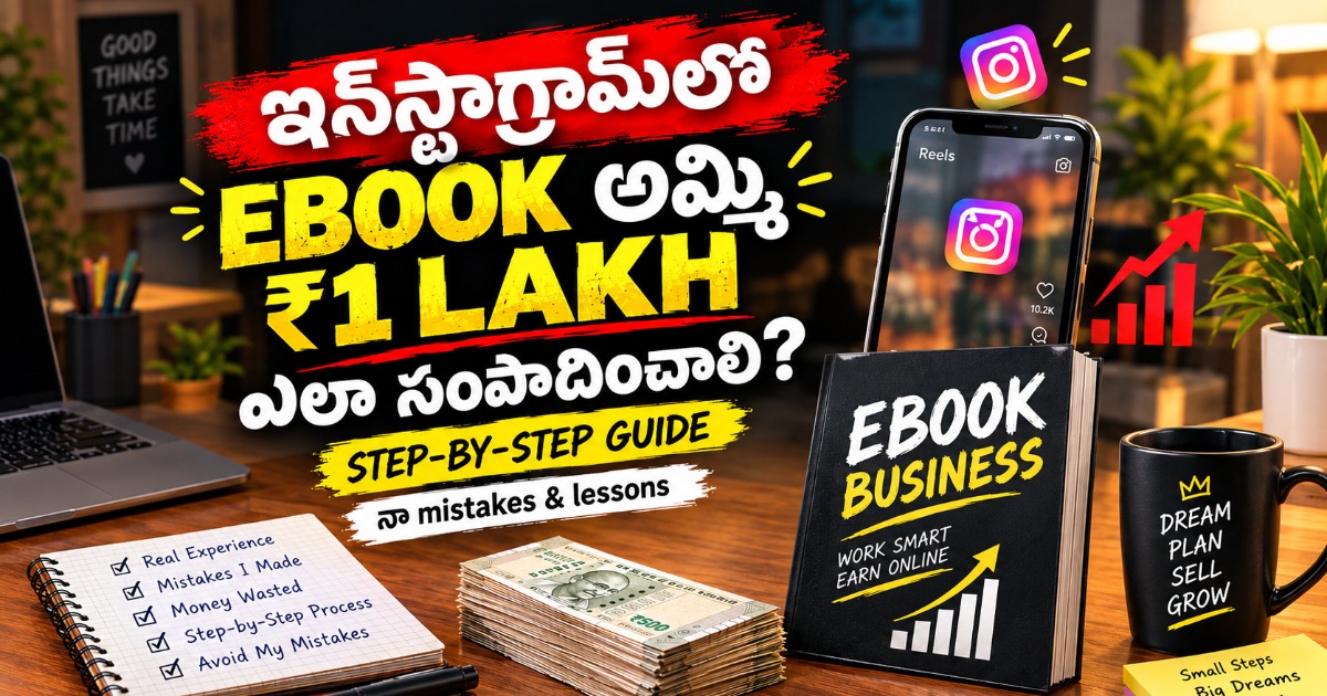 SELL EBOOK ON INSTAGRAM