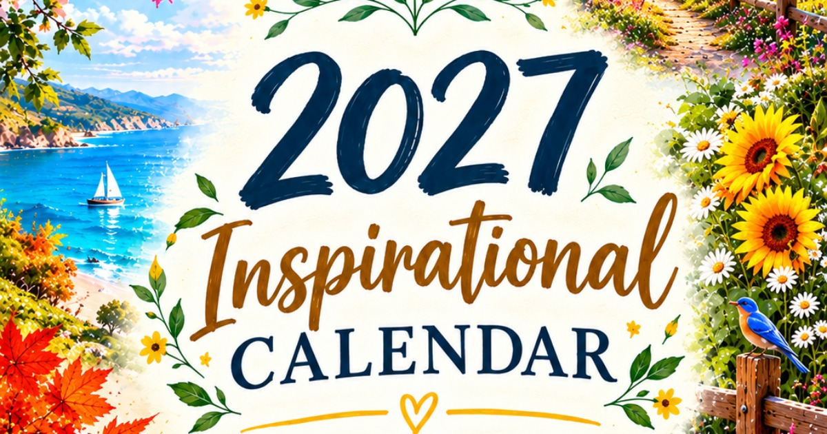 2027 Inspirational Calendar
