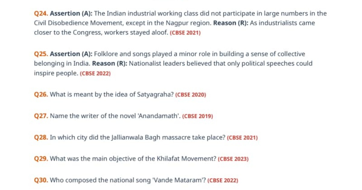 SST ALL SUBJECTS PYQ  CLASS 10 CBSE 2026-27, image 4
