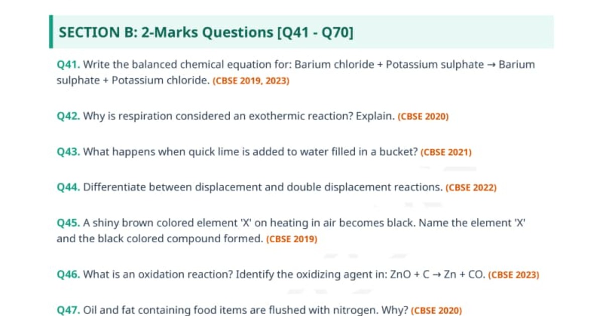SCIENCE PYQ  CLASS 10 CBSE 2026-27, image 3