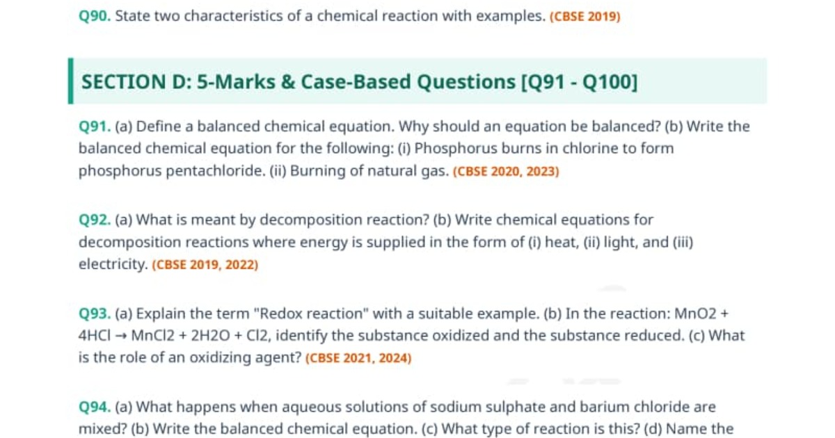 SCIENCE PYQ  CLASS 10 CBSE 2026-27, image 4