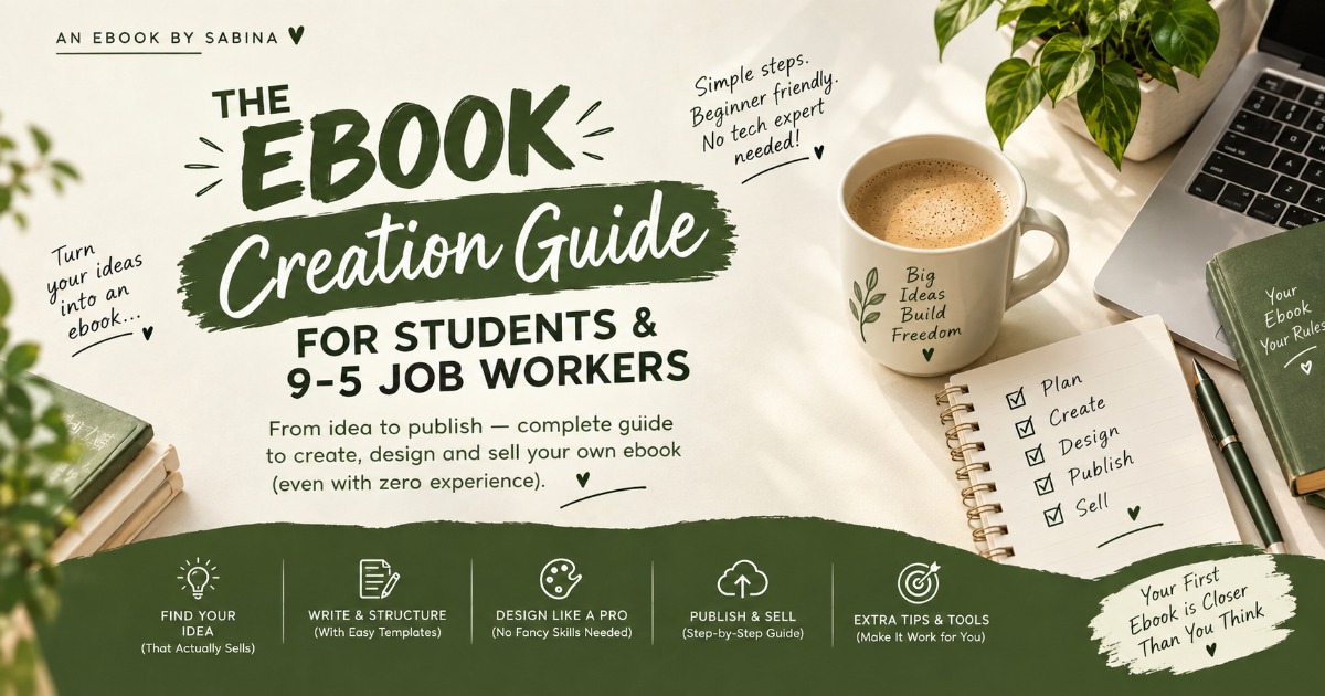 📖 The Ebook Creation Guide For Students & 9–5 Job Workers — image 2