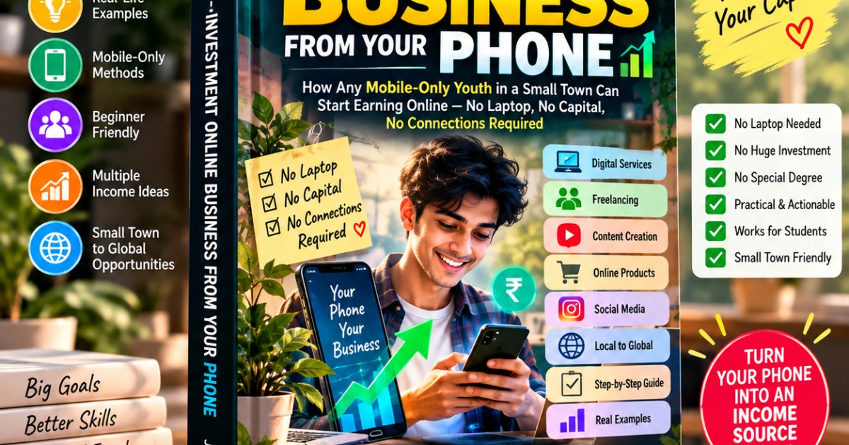 START A ₹0-INVESTMENT ONLINE BUSINESS FROM YOUR PHONE — image 2
