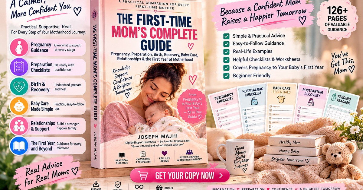 The First-Time Mom’s Complete Guide:Pregnancy, Preparation, Birth, Recovery, Baby Care, Relationships & the First Year of Motherhood — image 2