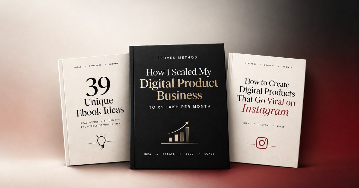 How I Scaled My Digital Product Business to ₹1 Lakh per Month