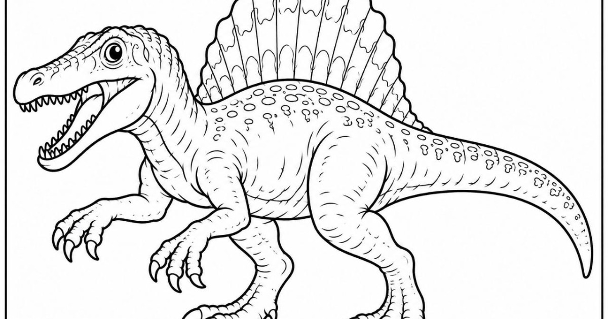Dinosaur Coloring Book for Kids Ages 3-6 | Fun & Easy Coloring Pages — image 5