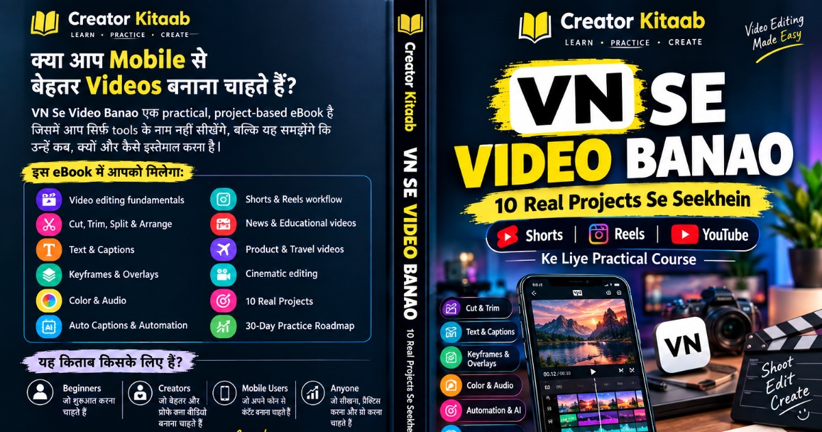VN Se Video Banao – 10 Real Projects Se Seekhein