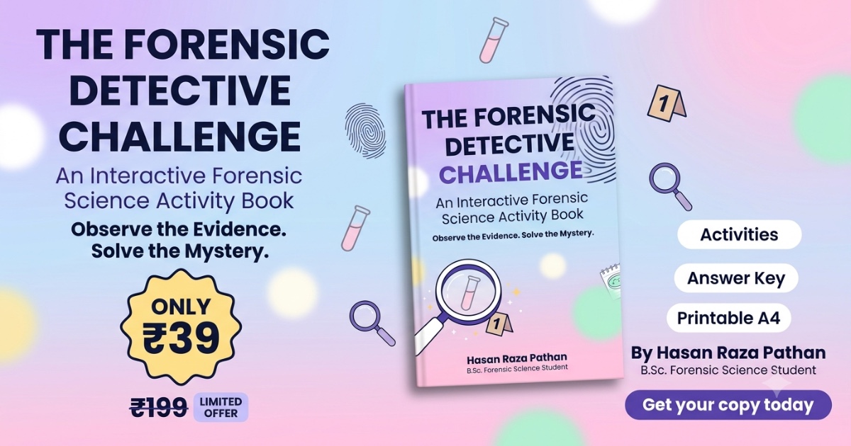 The Forensic Detective Challenge: An Interactive Forensic Science Activity Book