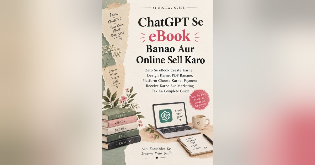 ChatGPT Se eBook Banao Aur Online Sell Karo – Beginners Ki Complete Guide, image 2