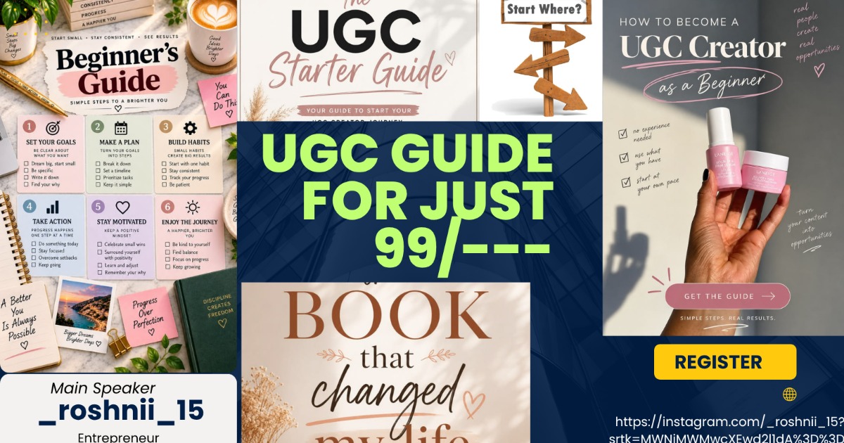 Unlock the UGC Creator Blueprint
