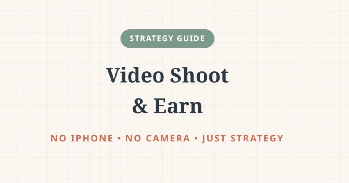 Video Shoot & Earn