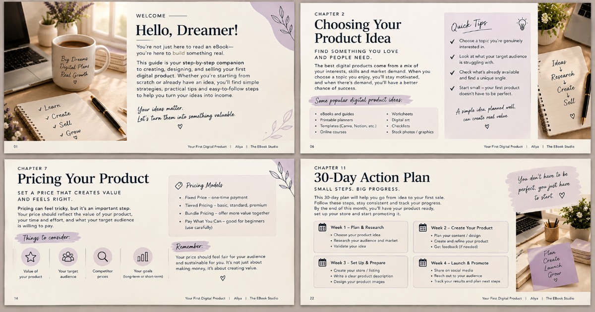 Your First Digital Product: A Beginner’s Step-by-Step Guide to Creating and Selling Digital Products, image 2