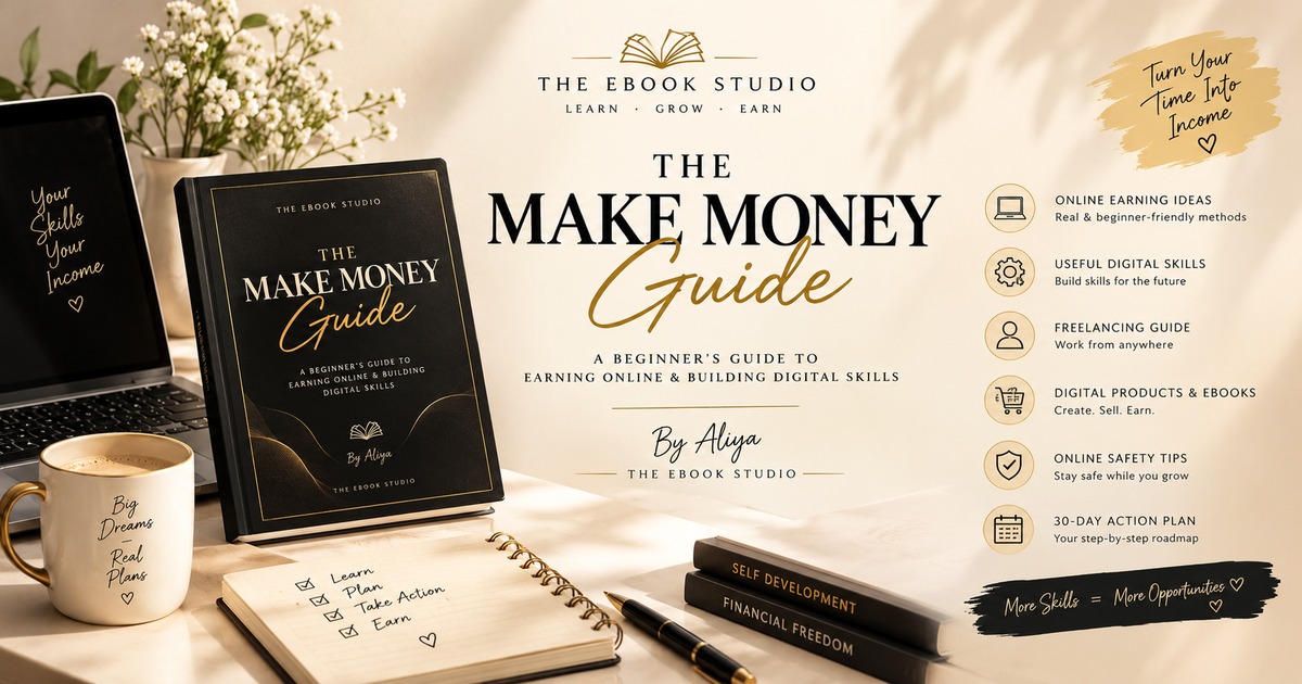 The Make Money Guide – A Beginner’s Guide to Online Earning & Digital Skills, image 2