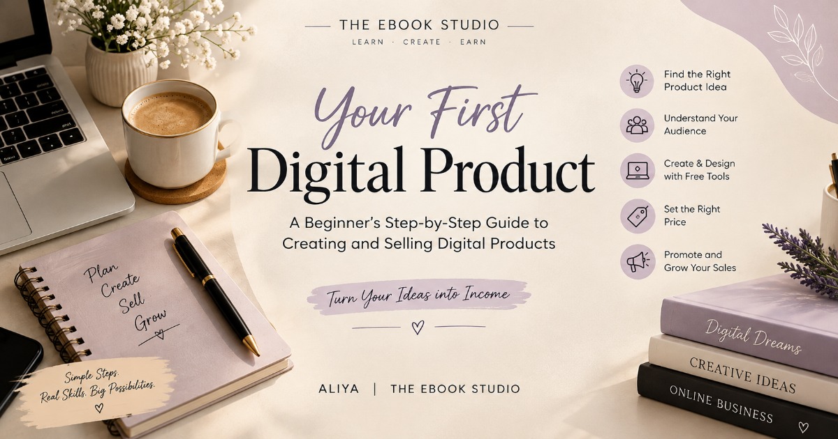 Your First Digital Product: A Beginner’s Step-by-Step Guide to Creating and Selling Digital Products