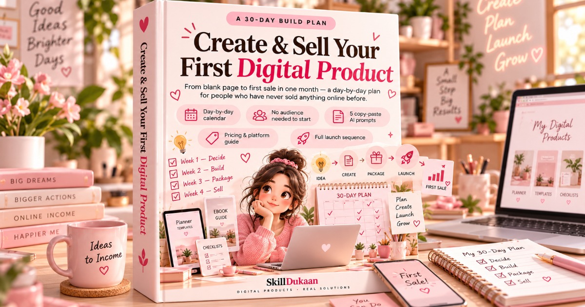 Create & Sell Your First Digital Product in 30 Days