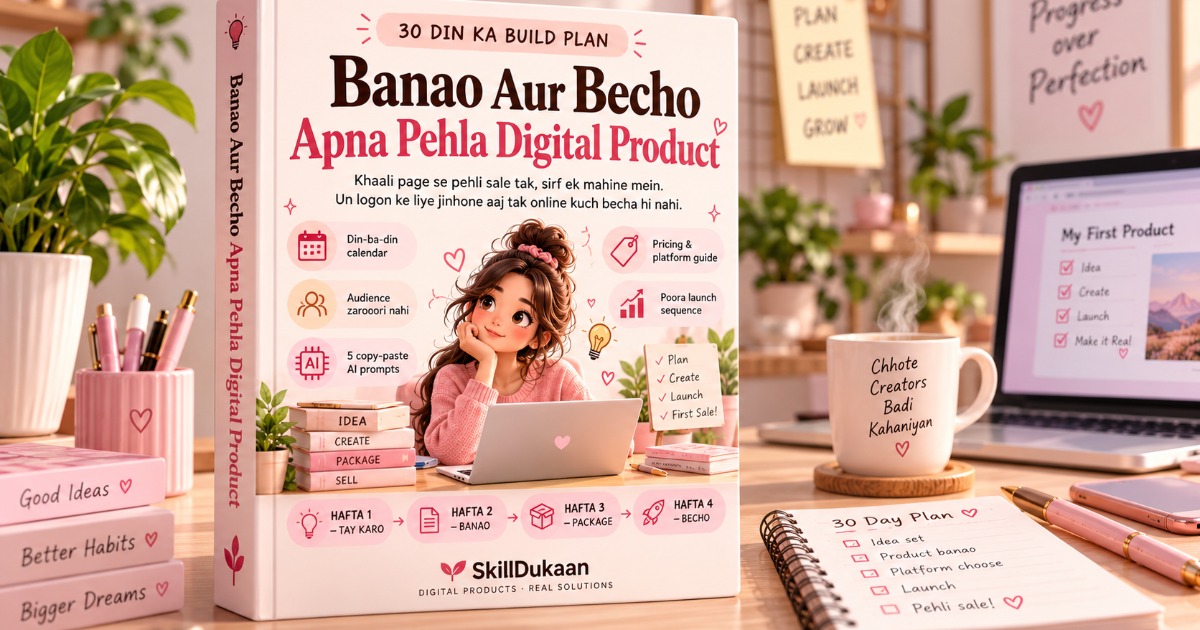 Banao Aur Becho Apna Pehla Digital Product | Hinglish