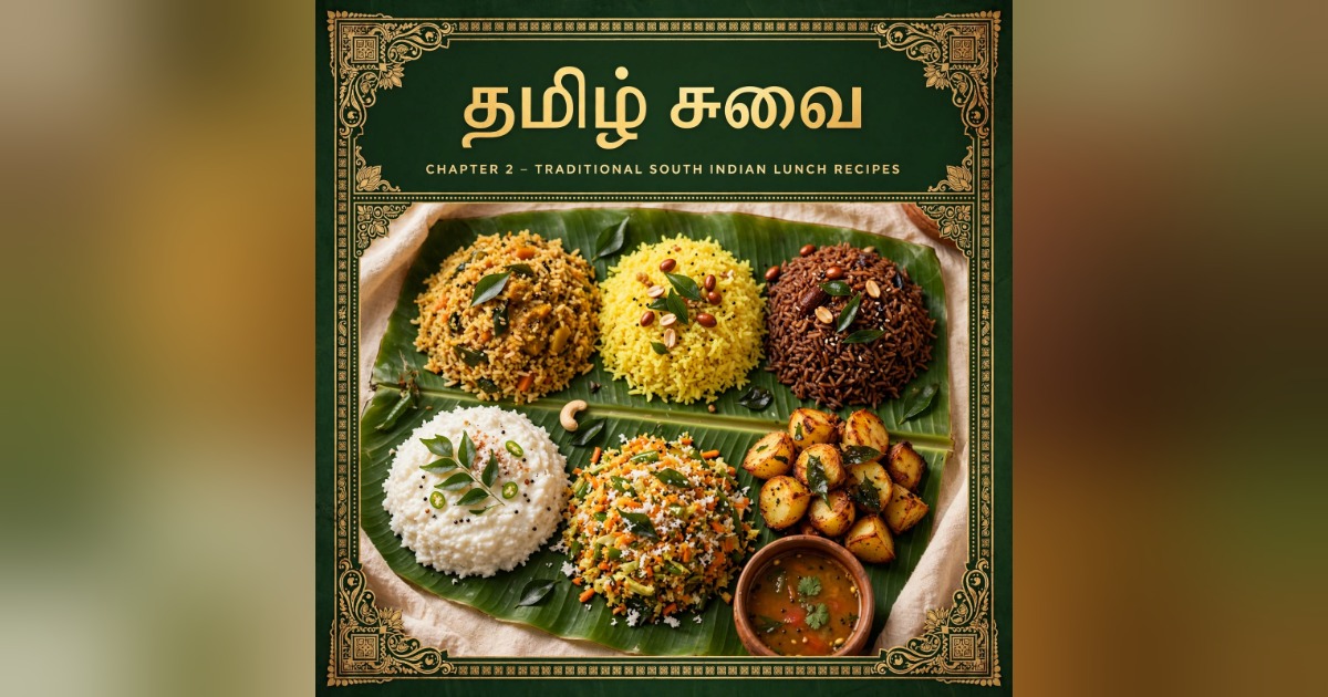 தமிழ் சுவை – Chapter 2 | Traditional South Indian Lunch Recipes eBook 🍛