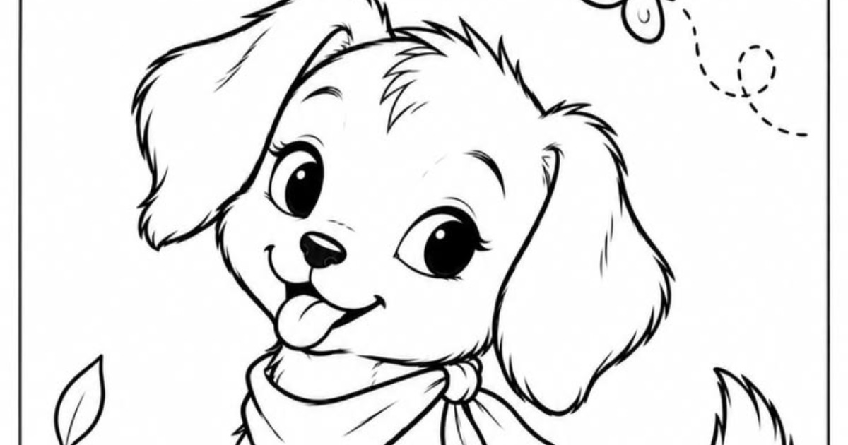 Cute Animals Coloring Book for Kids (PDF), image 4