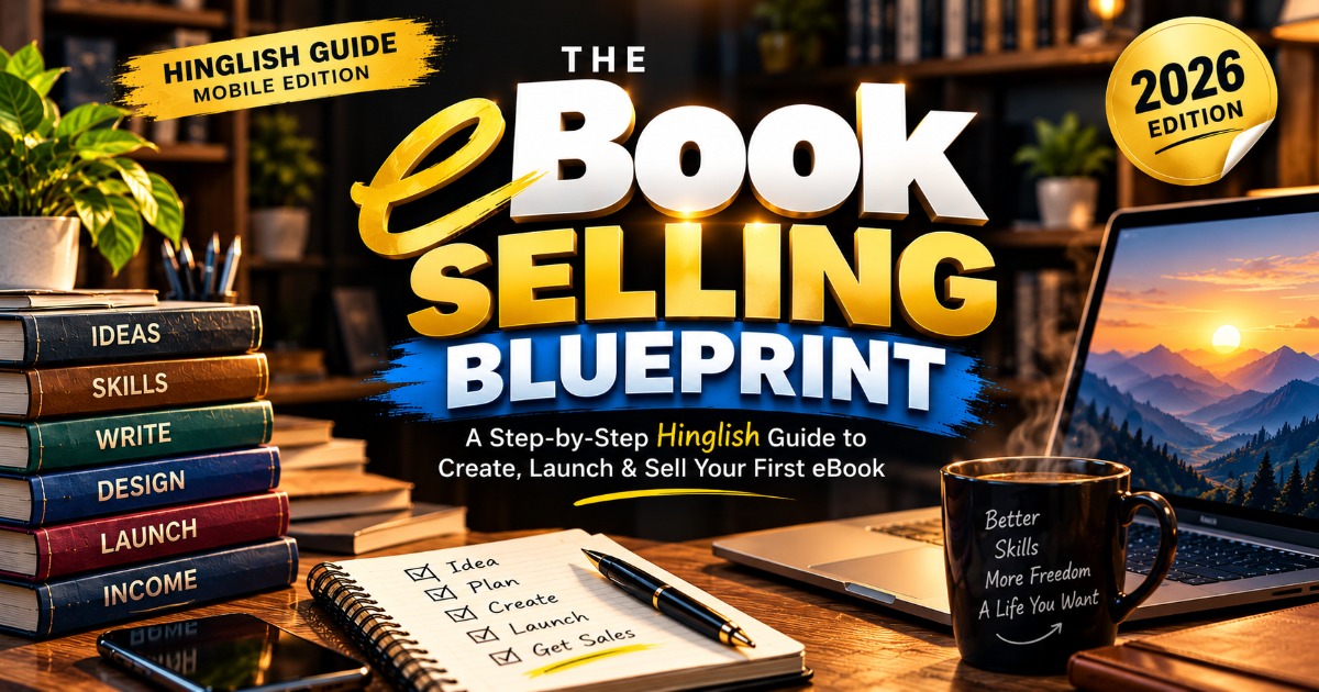 The eBook Selling Blueprint: Zero to Your First eBook Sale | Hinglish Guide