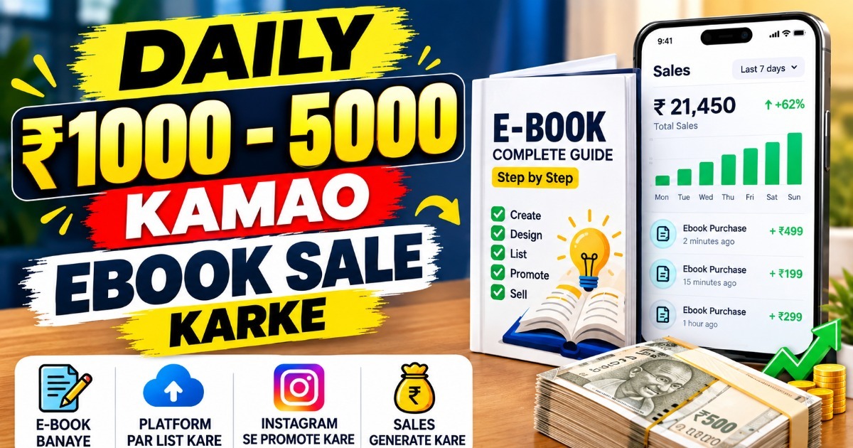 EARN MONEY THROUGH EBOOK SELLING - Full Guide🔥