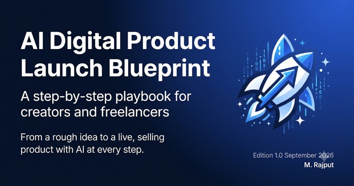 AI Digital Product Launch Blueprint