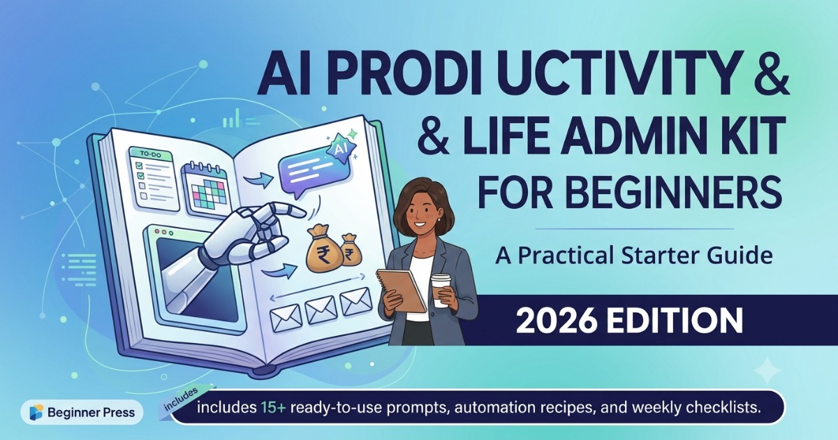 AI PRODUCTIVITY& LIFE ADMIN KIT FOR BEGINNERS