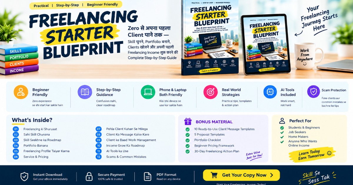 Freelancing Starter Blueprint β Zero Se Apna Pehla Client Paane Tak, image 2