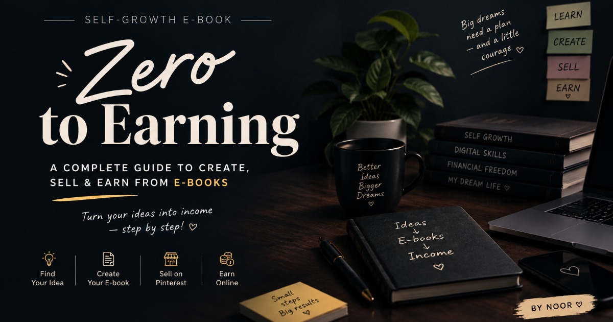 Zero to Earning: Your First E-book