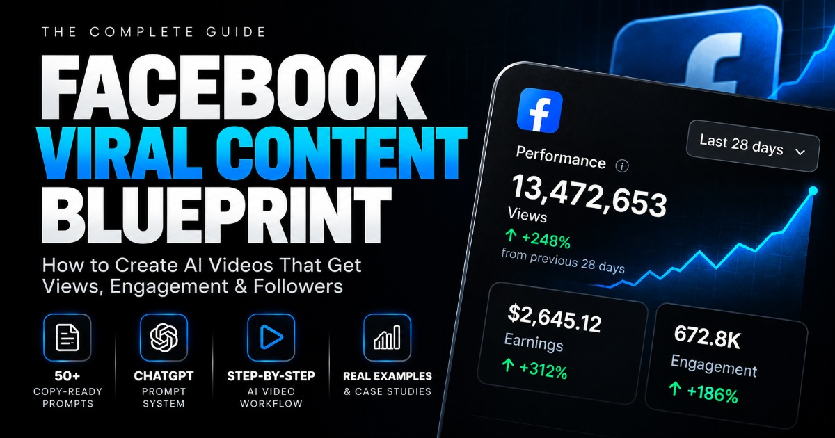 FACEBOOK VIRAL CONTENT BLUEPRINT (50 prompts free)