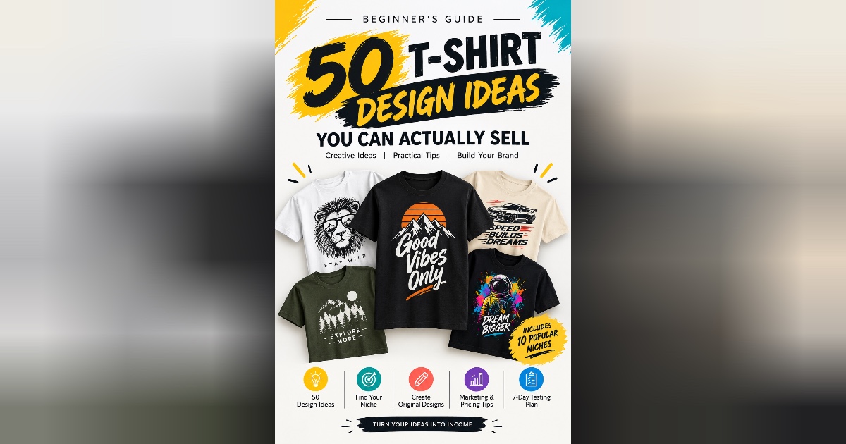 50 T shirt design ideas you can actually sell