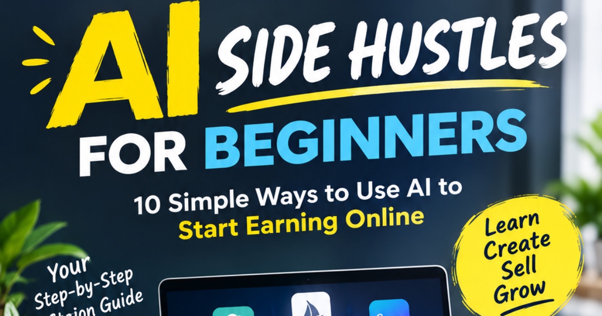 AI side hustles for beginn