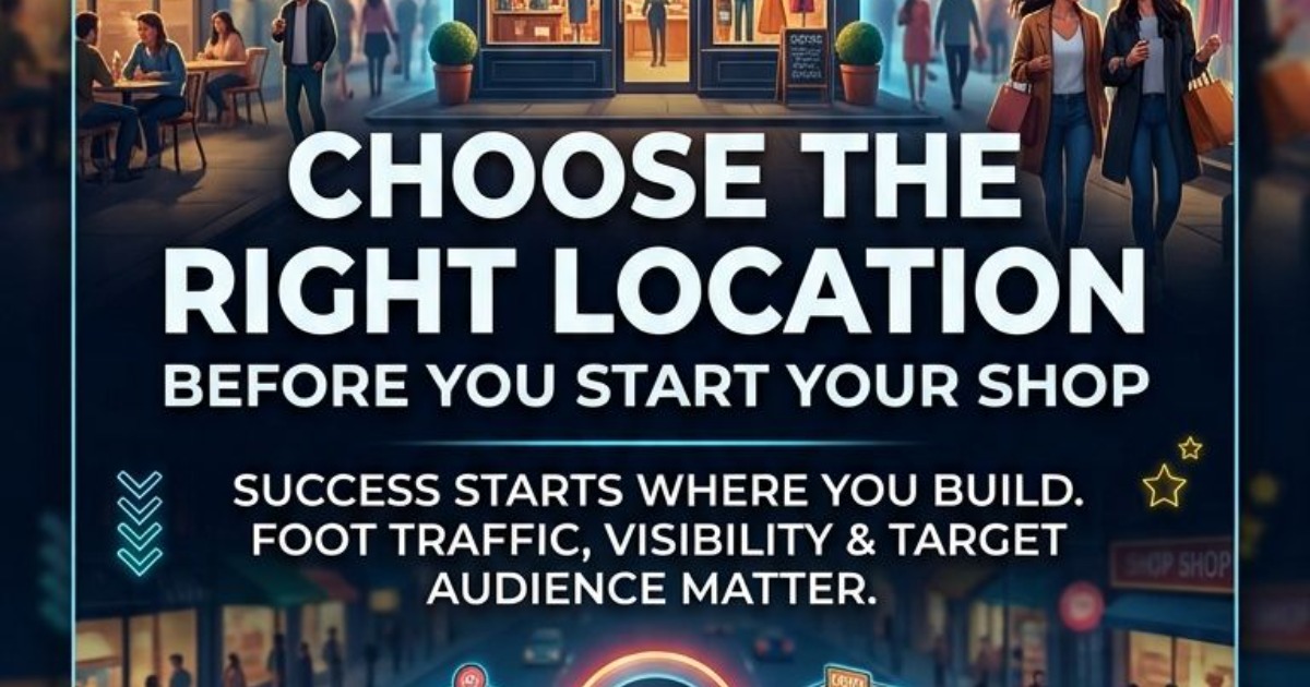 The biggest mistake new business owners make? Choosing a location based on cheap rent instead of high foot traffic. 🛑  High rent in a prime spot isn't just an expense—it’s your