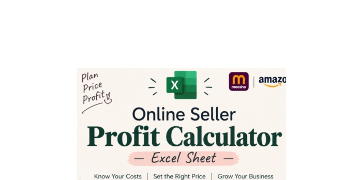 Profit Calculator combo for meesho and amazon
