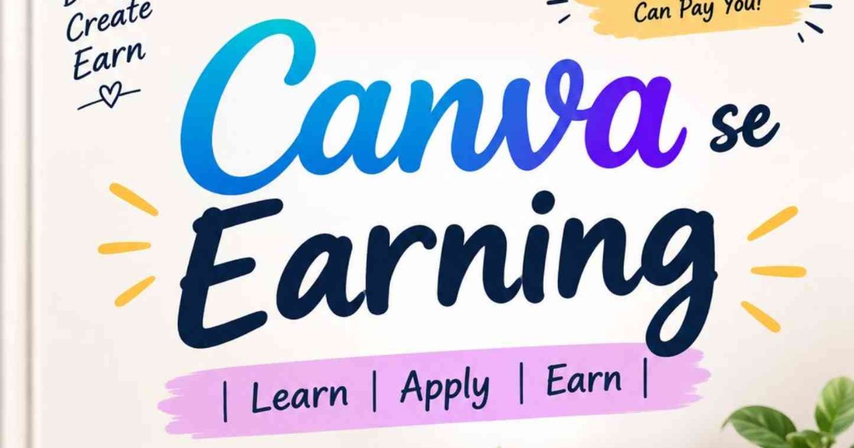 Canva se Earning