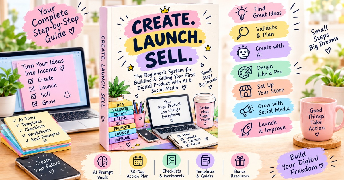 CREATE. LAUNCH. SELL.