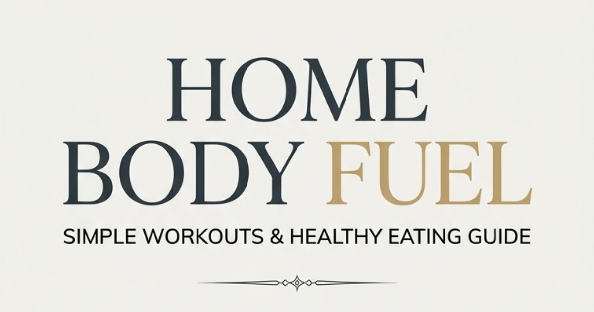 "HOME BODY FUEL: Simple Workouts & Healthy Eating Guide')., image 2