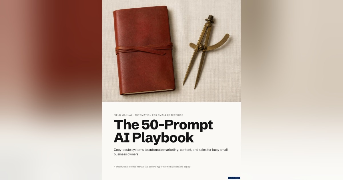 The 50-Prompt AI Playbook for Small Business Owners