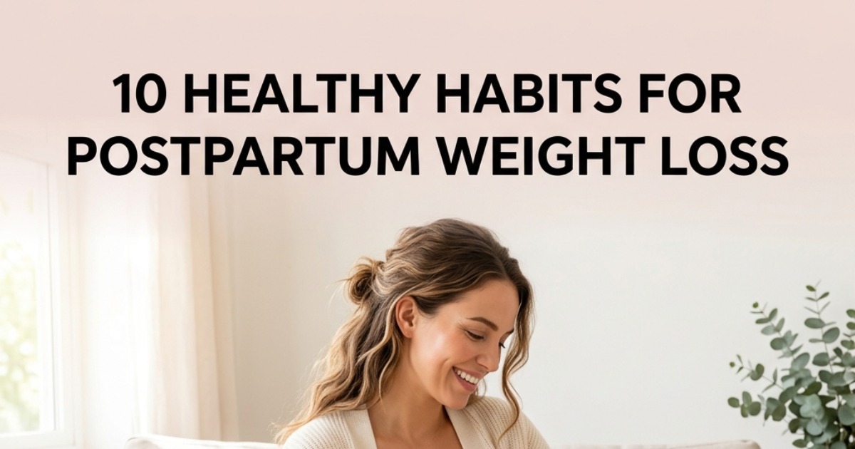 🌸 10 Healthy Habits for Postpartum Weight Loss, image 2