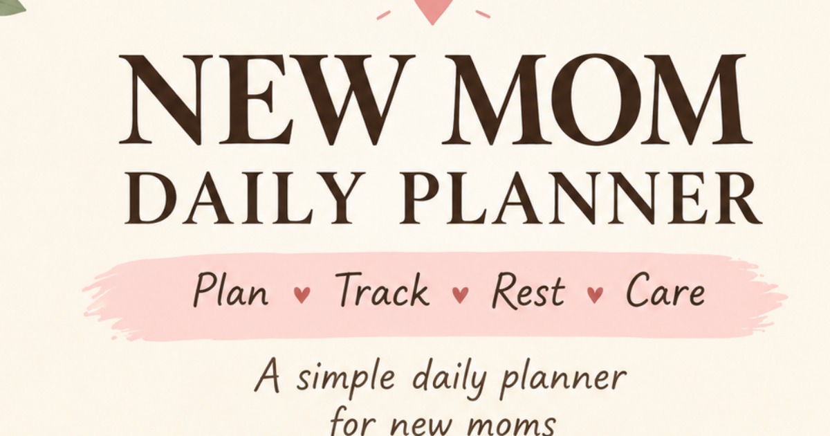 New mom daily planner, image 2