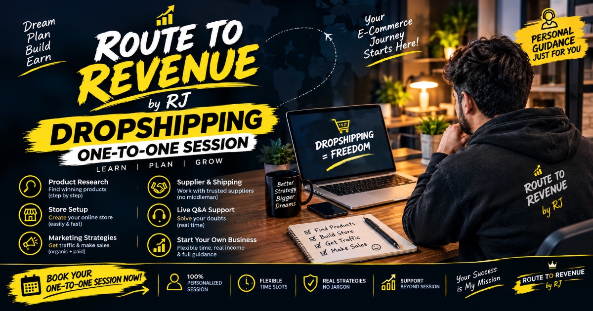 1 : 1 DROPSHIPING sessions