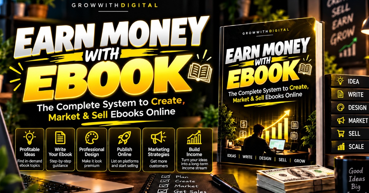 Earn Money With Ebook | Start your Journey