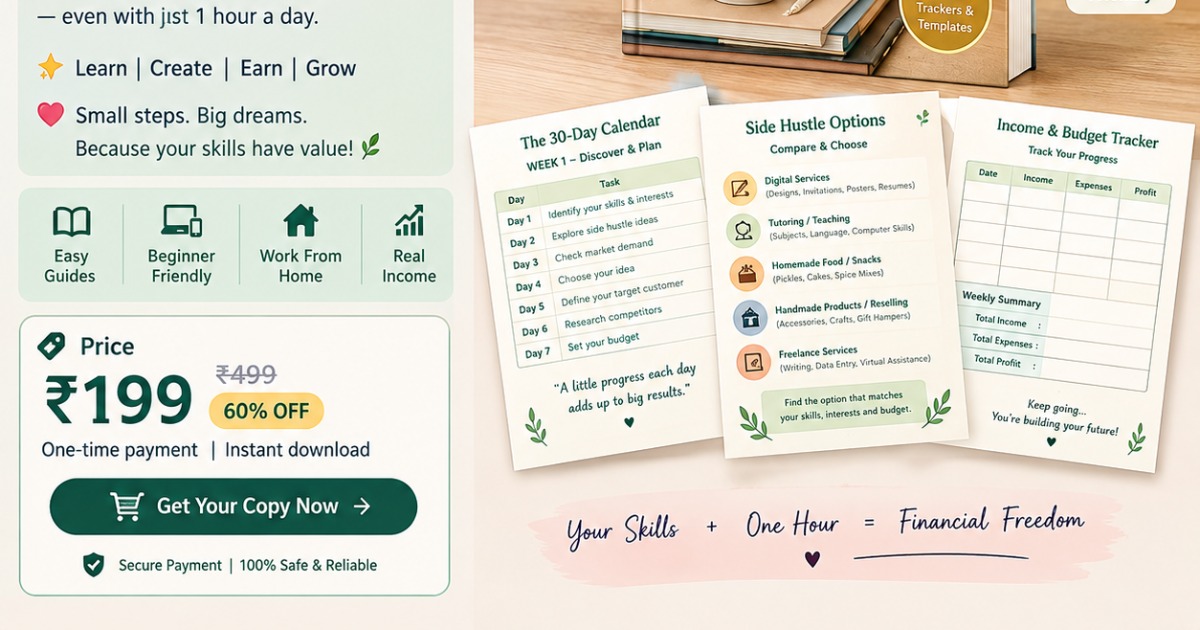 🌿 Home to Hustle Helping homemakers turn skills into income ✨, image 4