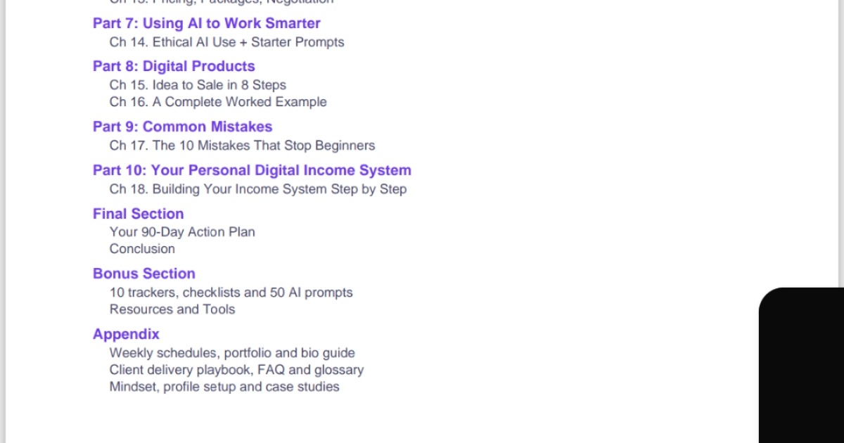 Digital Income & Side Hustles Blueprint (Beginner Edition) — image 5